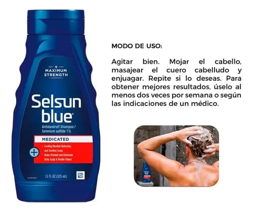 Selsun Blue Menthol Maximum Strength Shampoo 2