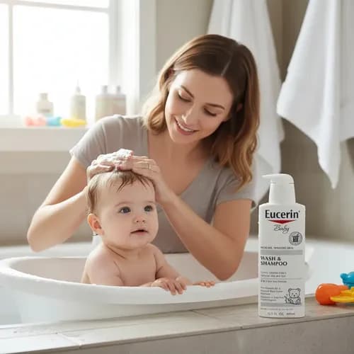 Eucerin Baby Wash & Shampoo 400 ml 2