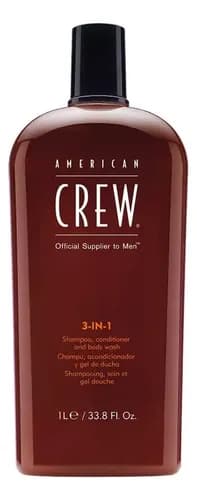 American Crew 3-in-1 Shampoo, Conditioner & Body Wash 1000 ml 2