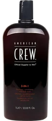 American Crew 3-in-1 Shampoo, Conditioner & Body Wash 1000 ml
